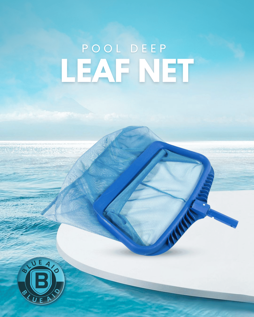 Pool deep leaf net